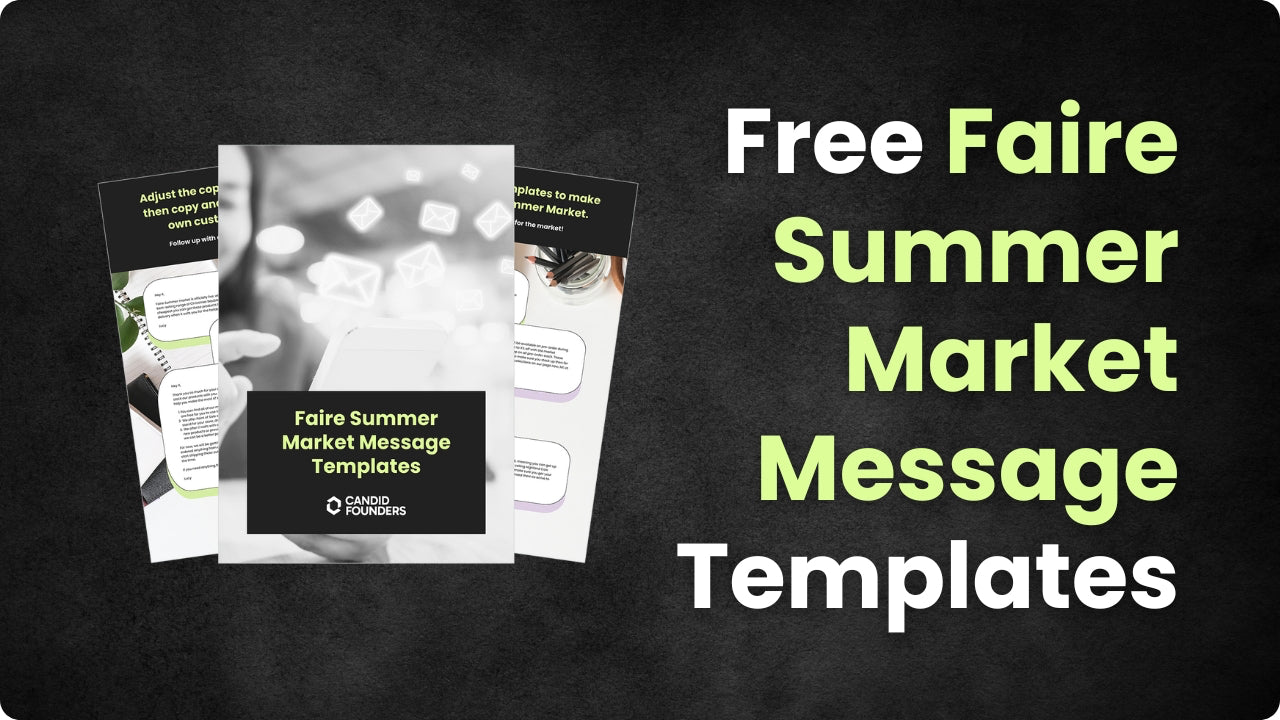 Faire Summer Market Message Templates