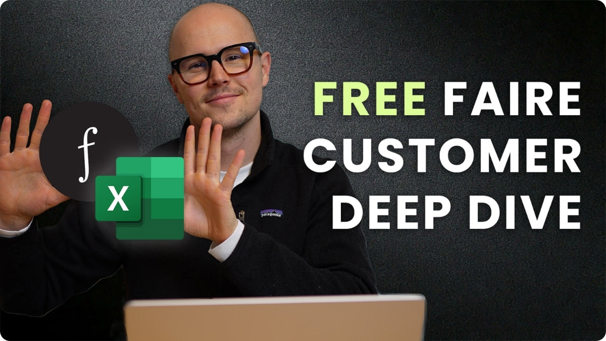 Andy with text about a free Faire Customer Deep Dive.