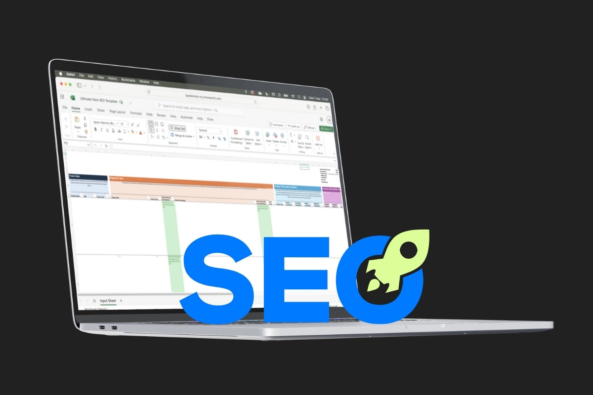 seo template mockup