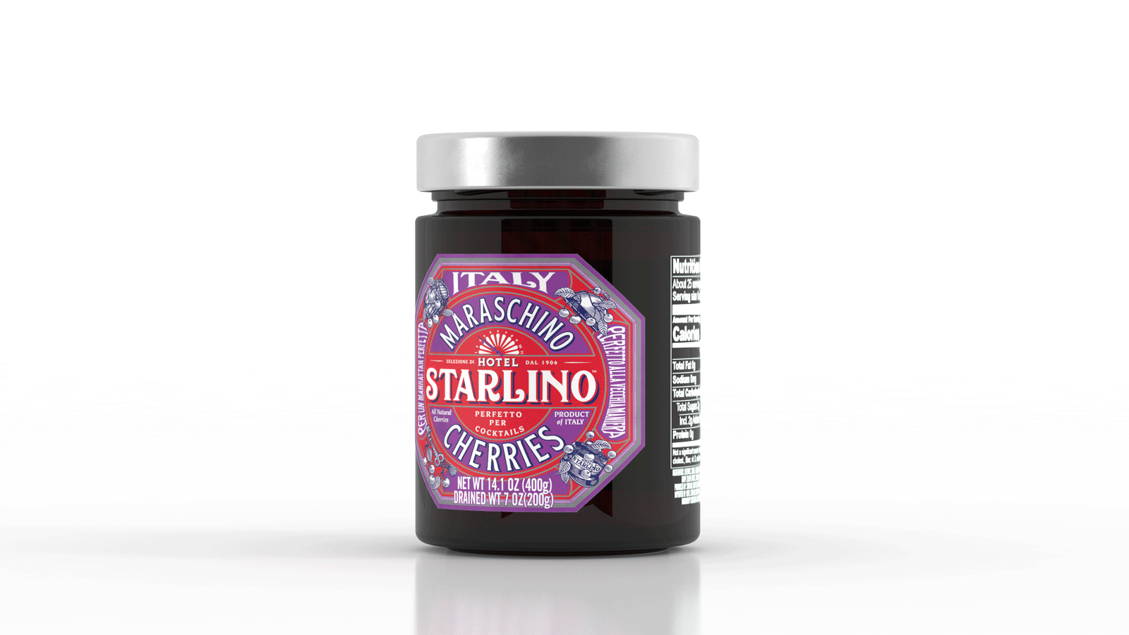 Hotel Starlino cherries brand asset