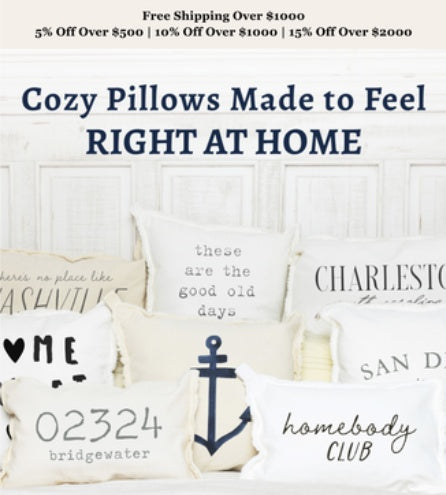 Cozy pillows. A place in the home.
