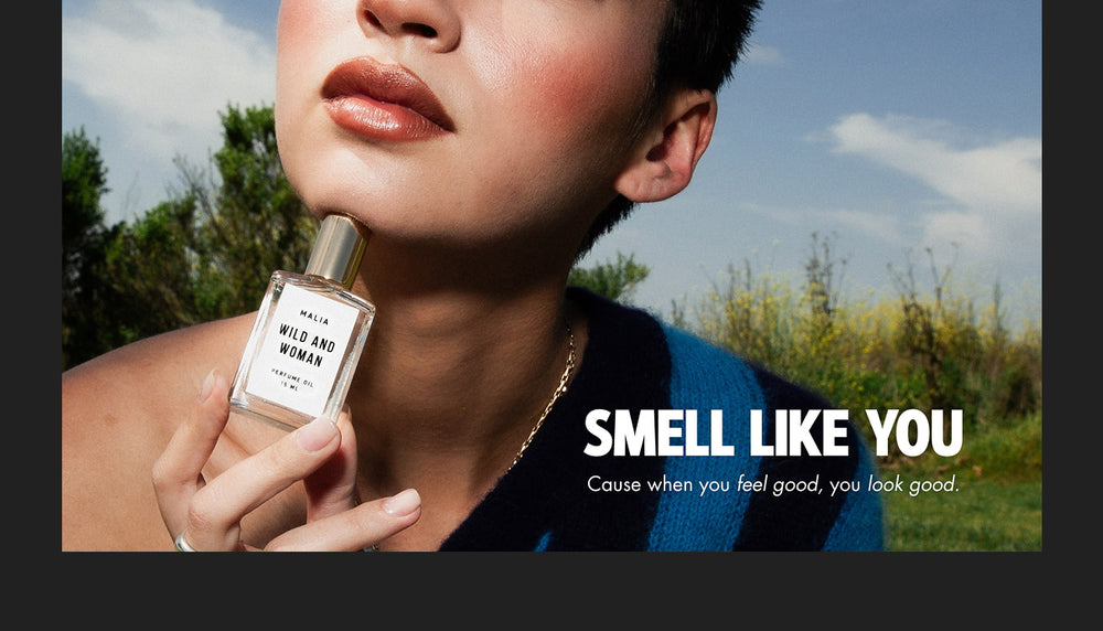 Wild and Woman brand storytelling and perfume oil presentation